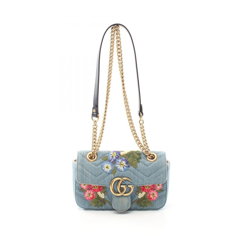 Gucci Gg Marmont Chain Shoulder Bag #73304G98B